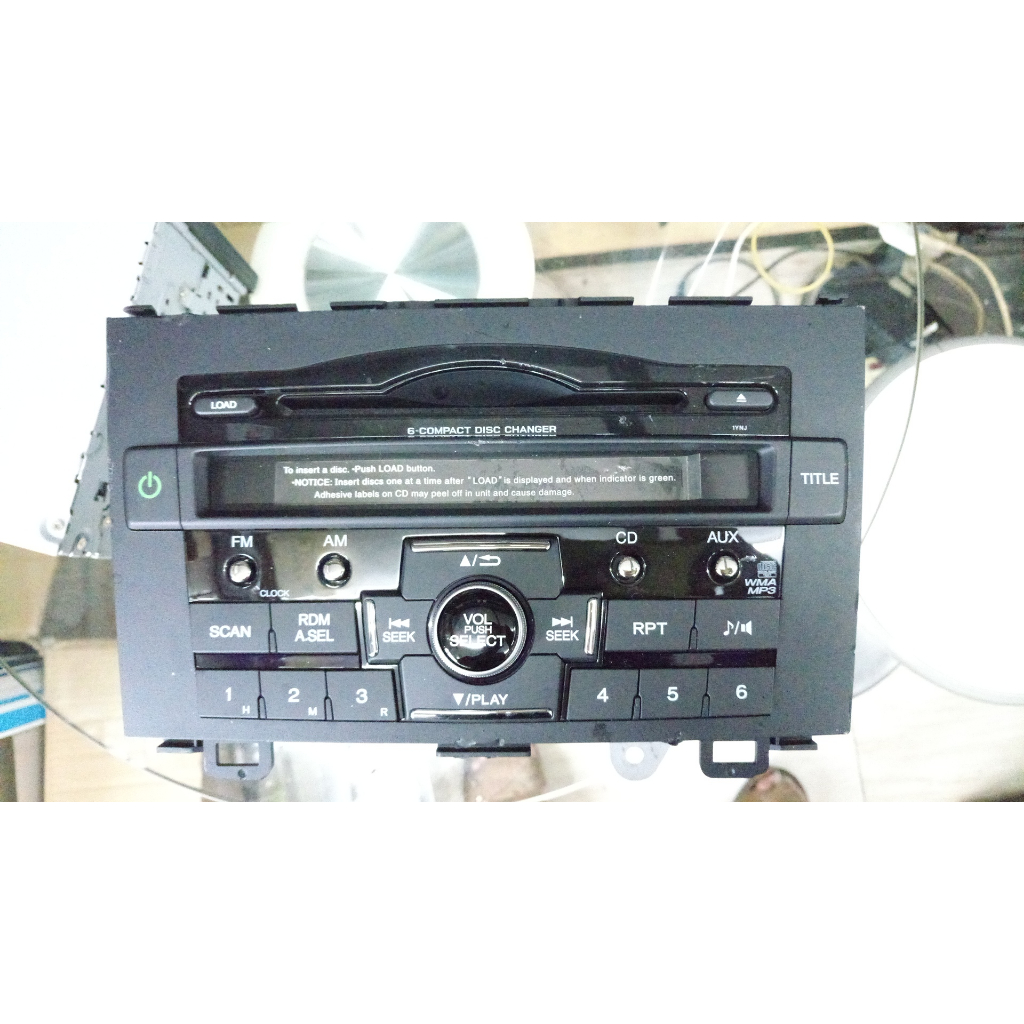 知飾家 新車拆機庫存品 HONDA CRV 三代 6片裝 汽車音響主機 型號 CQ-EH7081UW