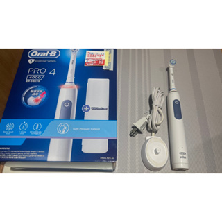 Oral-B歐樂B PRO4 3D電動牙刷-莫迪藍 零件機