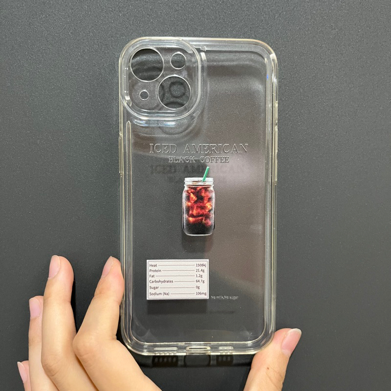 iphone13手機殼 apple手機殼 透明軟殼 質感手機殼 咖啡手機殼 甜食造型手機殼