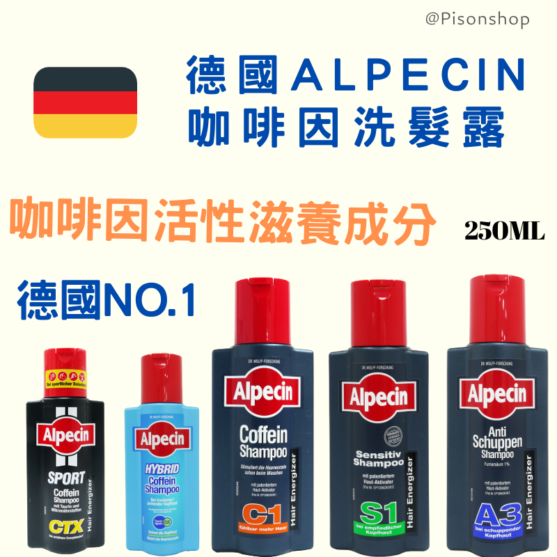Alpecin 咖啡因 洗髮露 洗髮精 德國髮現工程 C1 CTX 雙動力 強健髮根 活化滋養