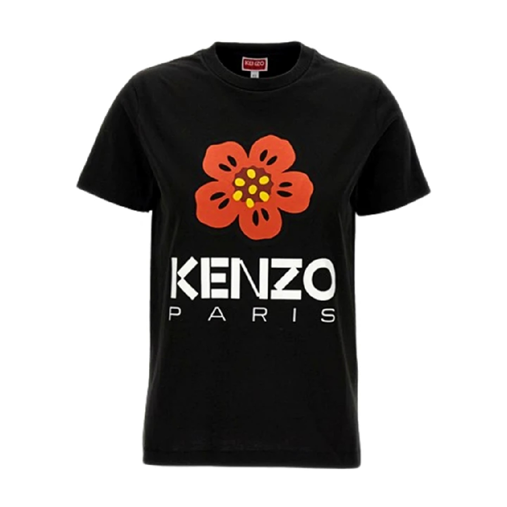 【鋇拉國際】KENZO 女款 BOKE FLOWER 寬鬆短袖T恤 黑色 義大利正品代購 歐洲代購 台北實體工作室