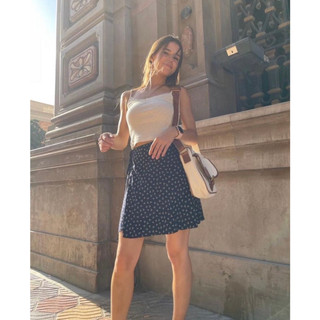 （現貨）8款 Brandy Melville GENEVIEVE SKIRT 義大利製碎花綁帶柔軟短裙 一片式綁帶短裙