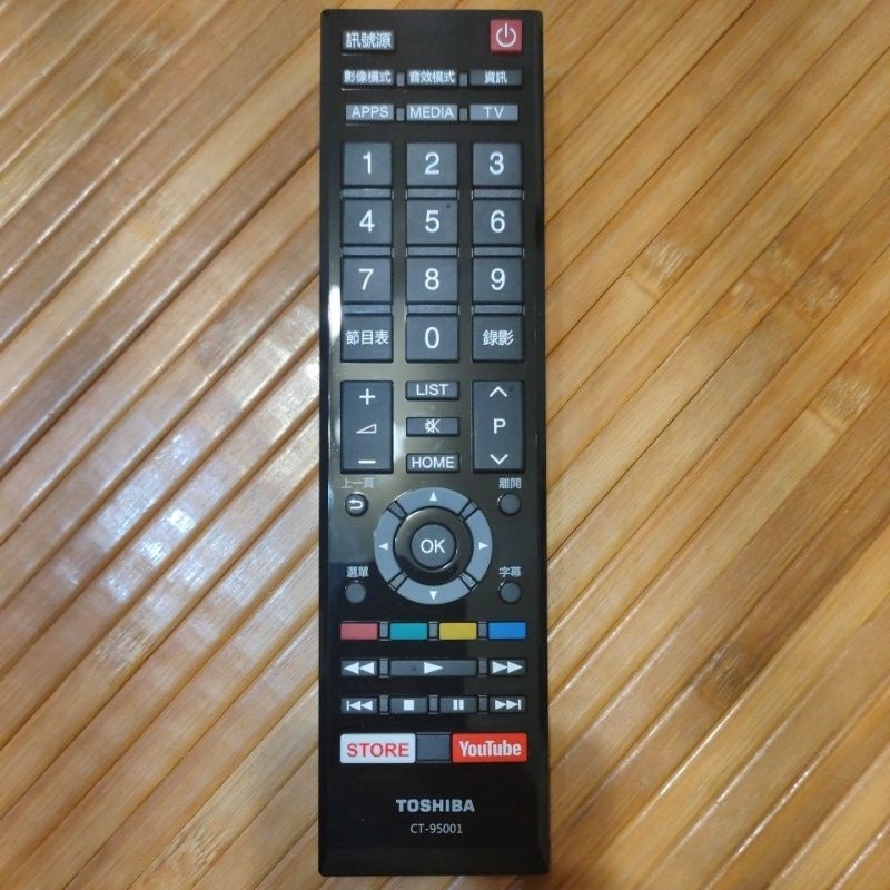 Toshiba CT-95001 電視遙控器