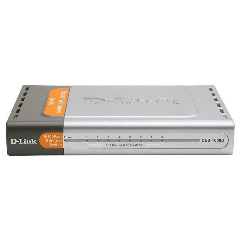 友訊D-Link 8埠桌上型交換器 DES-1008D DSS-8+