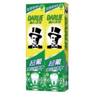 DARLIE好來 黑人超氟強化琺瑯質牙膏250g 2入