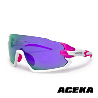 【ACEKA】紫電幻彩半框運動太陽眼鏡 (SONIC 專業運動系列) 運動眼鏡 太陽眼鏡 墨鏡 抗UV400