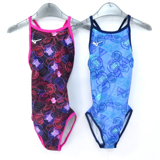 MIZUNO EXER SUITS 女泳衣 連身中叉泳衣 N2MAA766-【iSport愛運動】