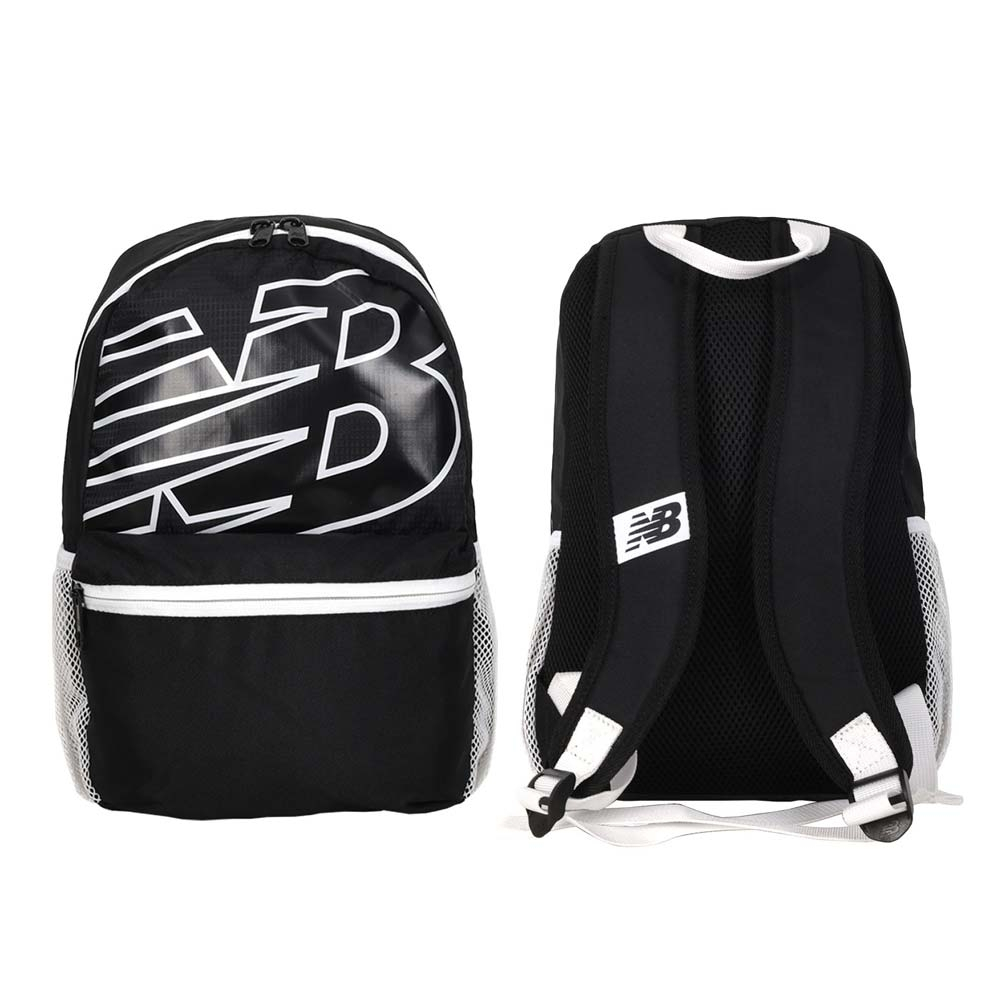 NEW BALANCE 後背包  運動背包 Bags 中性款 男女款 黑白  LAB31009BK-FNS