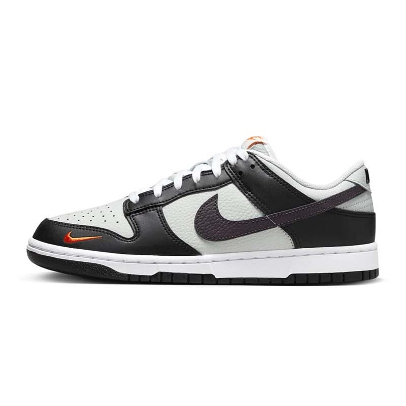Nike Dunk Low "Black Grey Orange" 黑灰 刺繡小橘勾 男鞋 FN7808-001