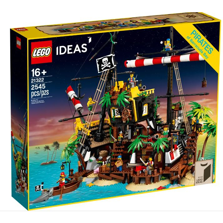 &lt;21322&gt;  LEGO 樂高積木 （全新未拆封） IDEAS 系列 《梭魚灣海盜船》