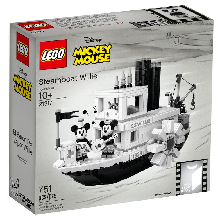 &lt;21317&gt; LEGO 樂高積木 IDEAS 系列 米奇蒸氣船威力號 《蒸汽船威利號》