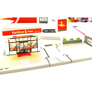 現貨 正版TAKARA TOMY TOMICA 多美小汽車 新城鎮FUNBOX SHOP場景組