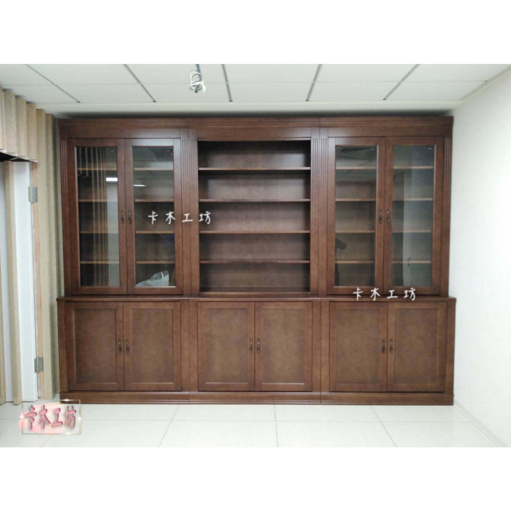 卡木工坊 原木書櫃  全實木實木書櫃 訂做  大書櫃  收納櫃 台灣製 實木家具 系統家具 現代傢俱