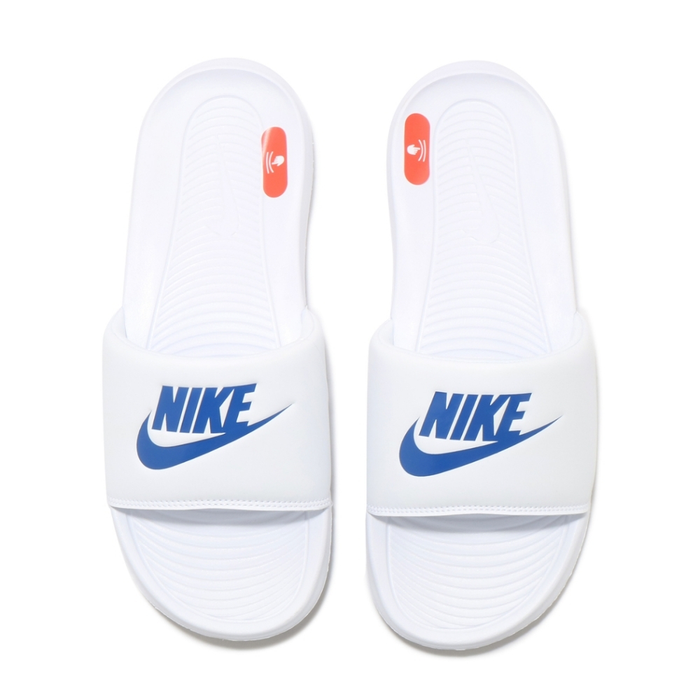 Nike  男鞋 女鞋 拖鞋 Victori One Slide 休閒 新款 海綿 柔軟 舒適 白藍 CN9675102