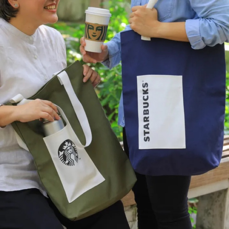 泰國代購🇹🇭星巴克 Starbucks托特包（藍色）