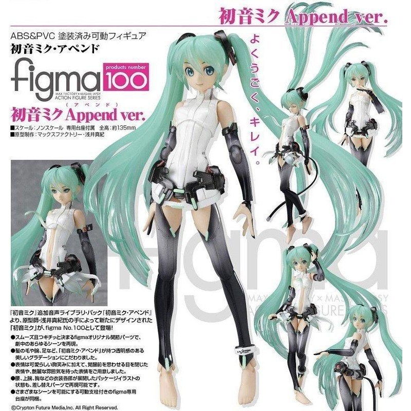 現貨正版1盒 Figma 100 初音未來 Append Ver.~(886公仔鏡音巡音莉莉海賊王從零開始龍珠五等分戀愛