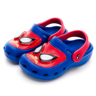 兒童鞋 【Marvel 漫威】蜘蛛人 童電燈園丁鞋-藍紅/MNKG35402