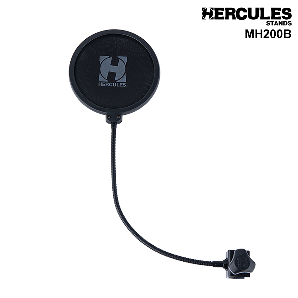 小叮噹的店- 海克力斯 HERCULES MH200B 噴麥罩 麥克風防噴網(雙層)