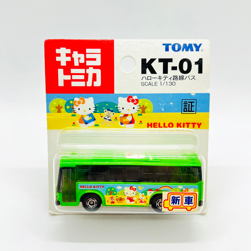 【現貨】TOMICA 多美小汽車 藍標吊卡 KT-01 HELLO KITTY BUS 1/130 凱蒂貓 路線巴士