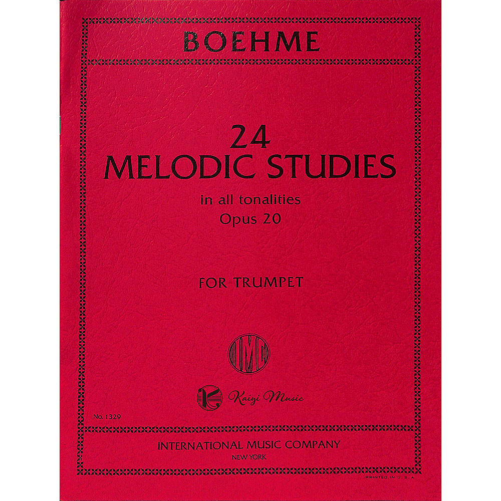 【凱翊︱IMC】 BOEHME：24 Melodic Studies, Opus 20 for TRUMPET SOLO