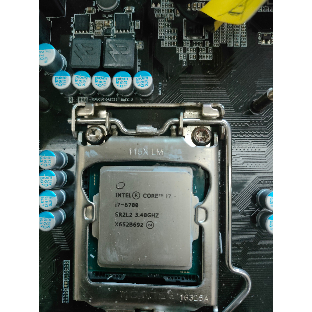 主機板GA-H170M-D3H+CPU INTEL I7-6700+cooler master風扇散熱器