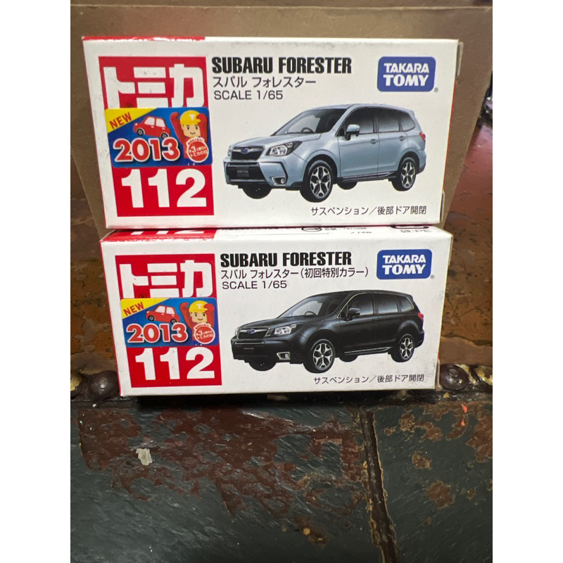 TOMICA 112初回特別色有新車貼 全新現貨 Subaru Forester 1/65