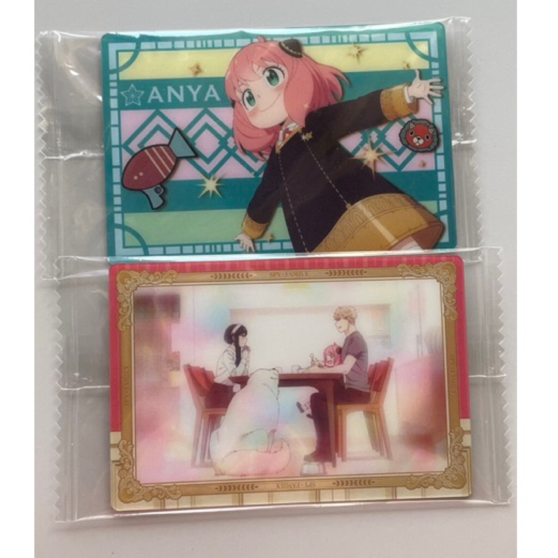 SPY×FAMILY 間諜家家酒 安妮亞 佛傑一家 餅卡 食玩卡 日版 正版