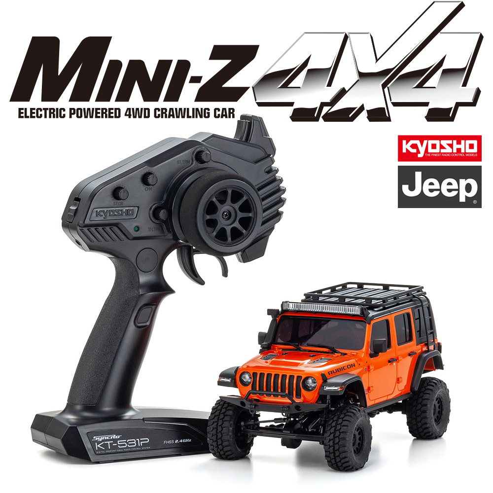 天母168  32528MO MINI-Z 4x4 readyset JeepⓇ Wrangler Rubicon