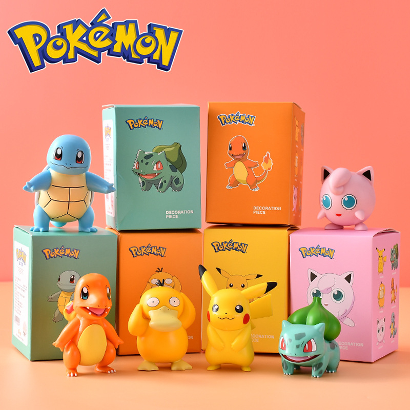【現貨-布偶市集】6款 庄臣授權 Pokemon 寶可夢公仔 神奇寶貝 皮卡丘 可達鴨 胖丁 妙蛙種子 小火龍 傑尼龜