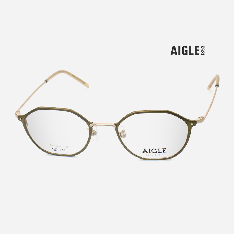 AIGLE AG-7120 艾高法國眼鏡 │ 小臉復古純鈦眼鏡 男生女生品牌眼鏡框【幸子眼鏡】