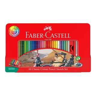 Faber-Castell 輝柏 油性 色鉛筆 48色 60色 精裝 鐵盒 115893 115849【金玉堂文具】