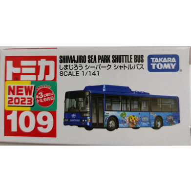 TAKARA TOMICA多美小汽車NO.109 三菱Fuso巧虎巴士_TM109A7 (新車貼)