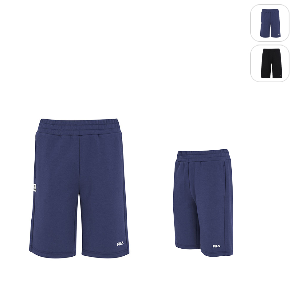 【FILA】男性 針織短褲-藍紫 1SHW-5460-VT