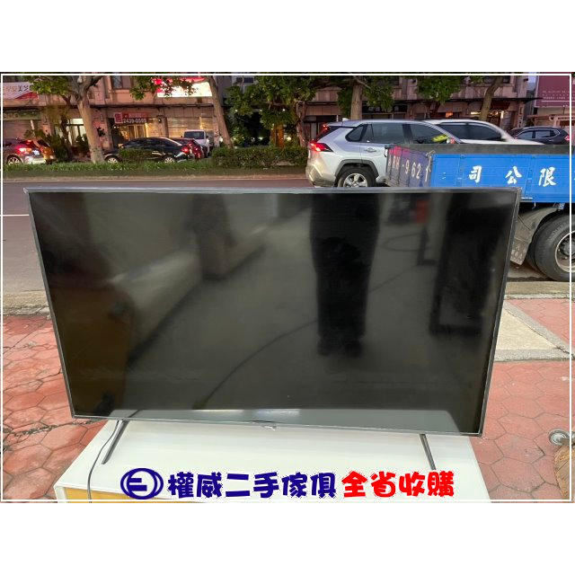 台中權威二手家具 三星 55吋 4K QLED量子液晶電視QA55Q60RAW(9成新) ▪ 台中中古傢俱家電回收螢幕