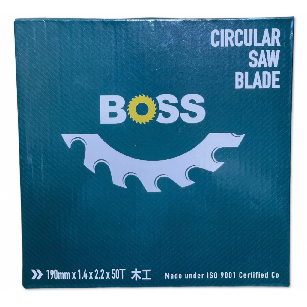 BOSS 木工鋸片 190*2.2*50T 圓鋸片 板模用