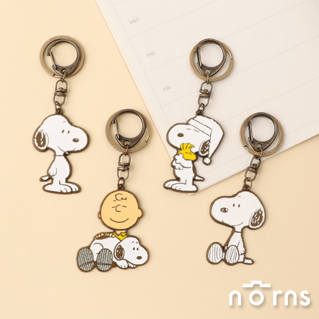 Peanuts史努比金屬鑰匙圈- Norns Original Design Snoopy 查理布朗 woodstock