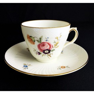 💗 丹麥 皇家哥本哈根 Royal Copenhagen 手繪花卉咖啡杯組