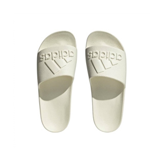 【adidas 愛迪達】ADILETTE AQUA 男女適用 專業運動拖鞋 游泳米白 IF7370 尺寸:UK4-14