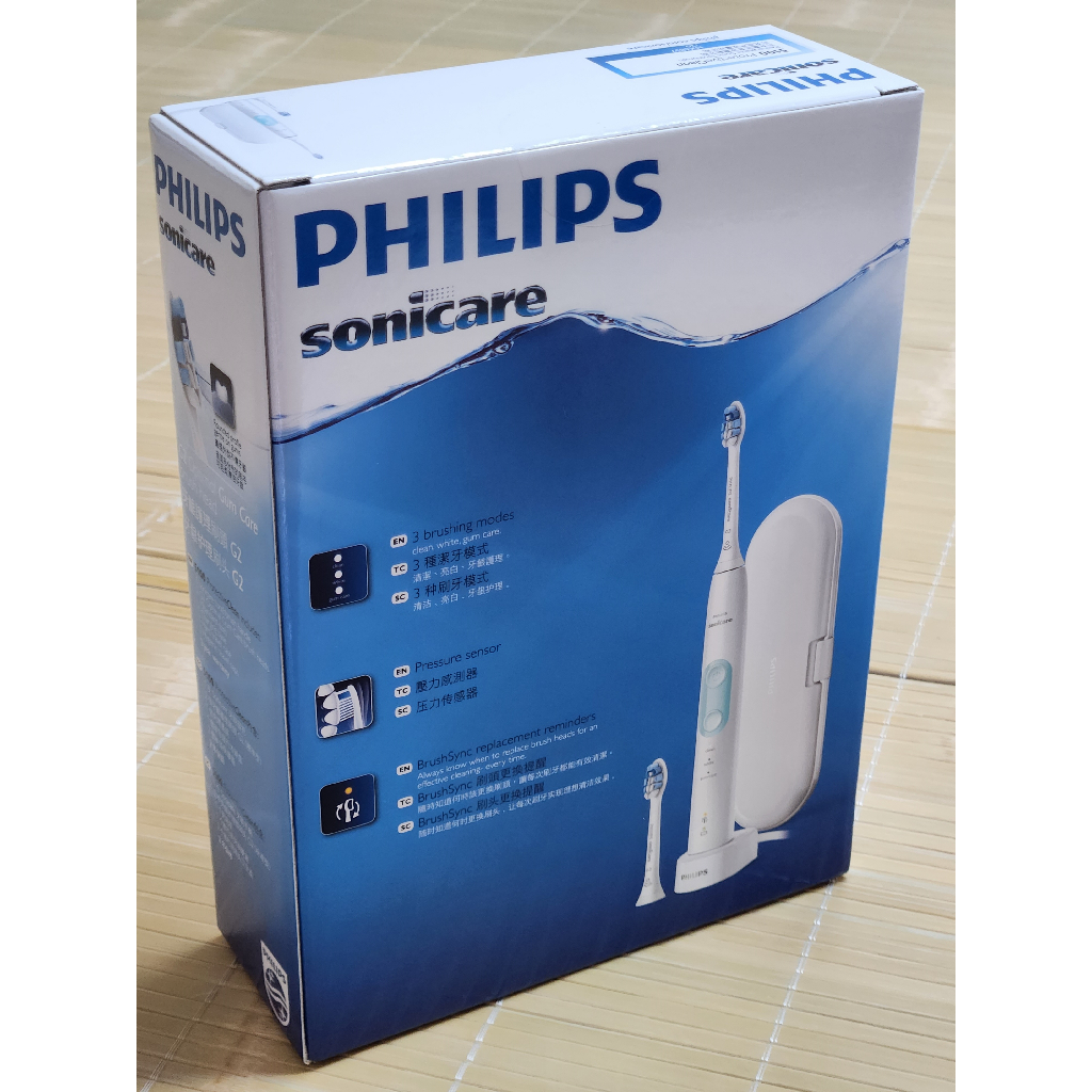 全新公司貨未拆封 附發票 PHILIPS 飛利浦 智能護齦音波震動牙刷 HX6857 / 20