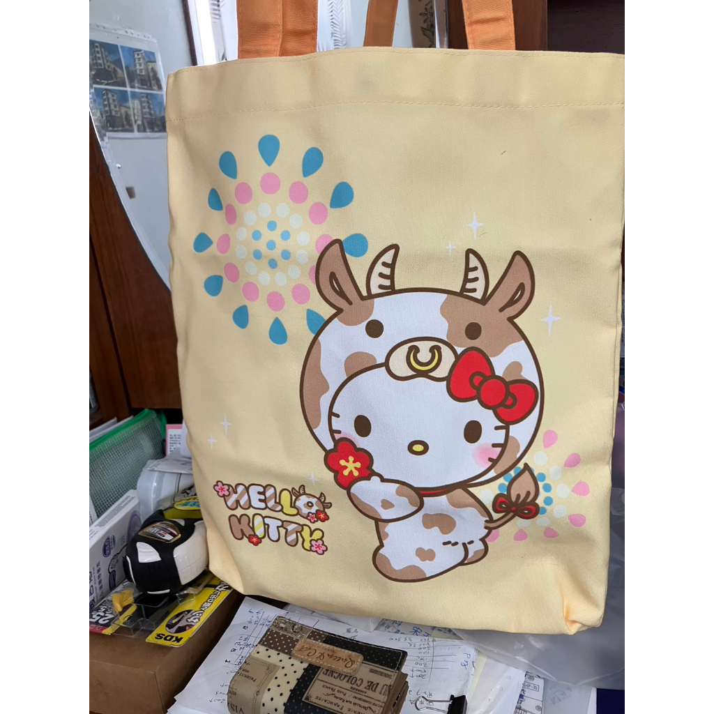 7-11 2021牛年福袋 凱蒂貓Hello Kitty 手提袋 袋子 包包 文件袋