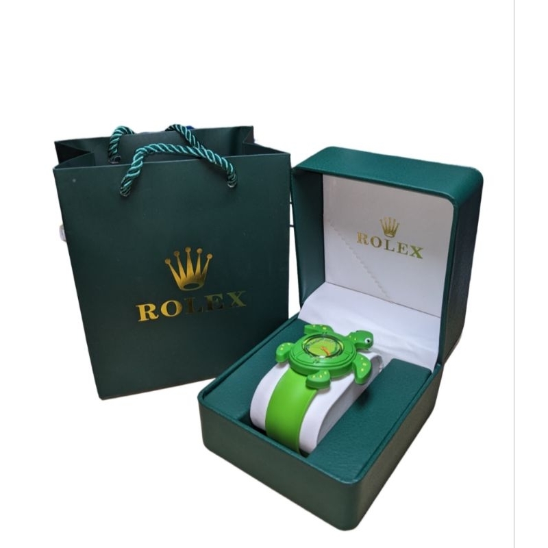 《綠水龜手錶》錶盒 提袋