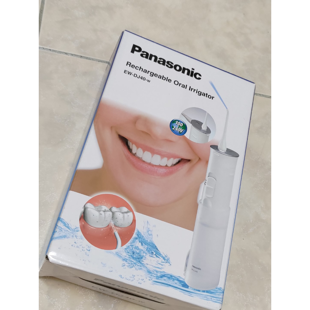 全新 Panasonic/松下電動沖牙機EW-DJ40 便攜式衝牙器110V 牙縫清潔 水牙線 洗牙器 洗牙機