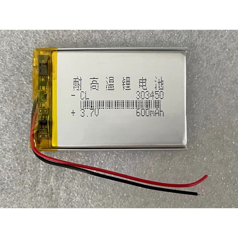 聚合物電池 303450 3.7v 600mAh 行車記錄器  303450 3.7V 鋰電池 帶有充放電保護板 耐高溫