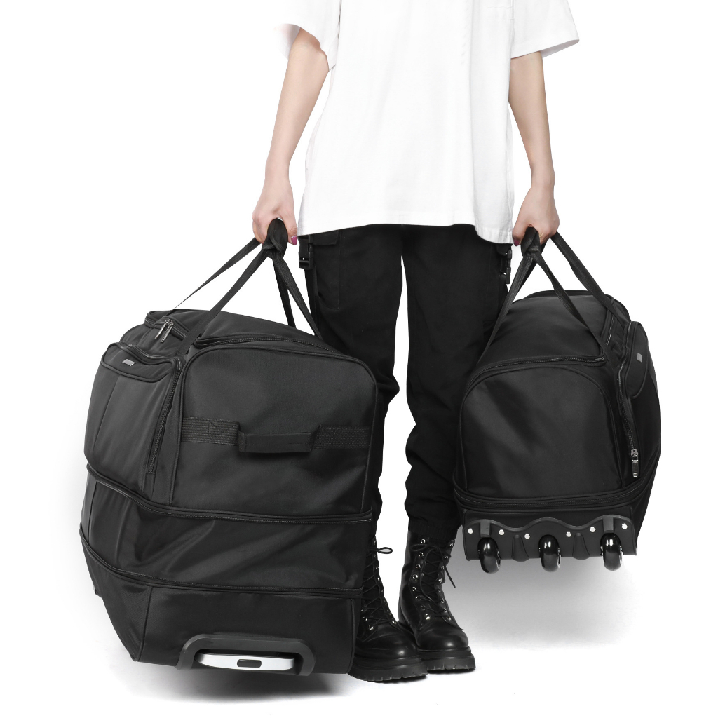 【免運費拉桿包】大容量可拉桿商務旅遊包 手拉雙肩包 托運包 行李袋 拉桿包 旅行袋  出國 旅遊 出差 輕便旅行包
