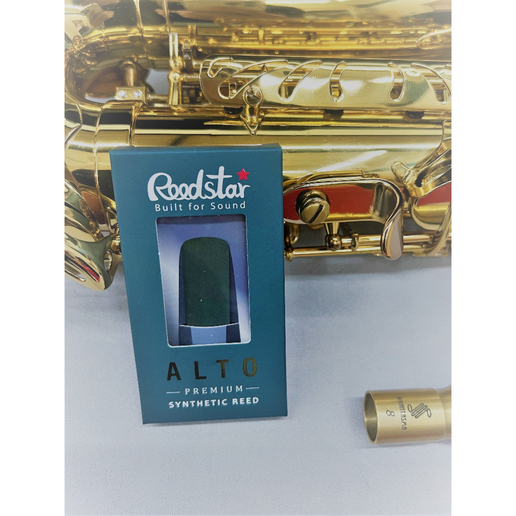 【送3M 吹嘴貼片】╚ 力揚樂器 ╝德國雷斯達Reedstar Alto Premium中音薩克斯風 優越款 合成竹片