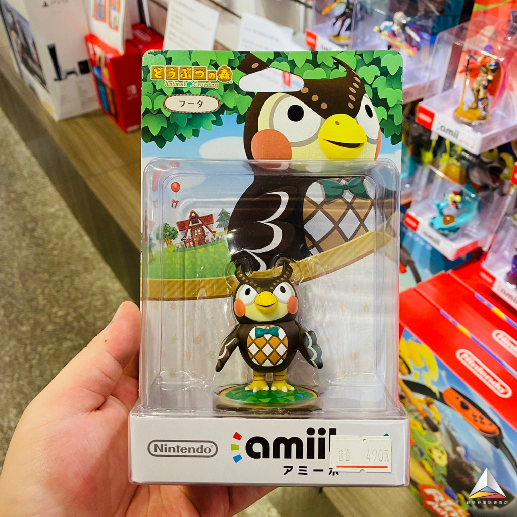 ◮林口歡樂谷◮動物之森Amiibo 公仔 貓頭鷹 動物森友會 【現貨】