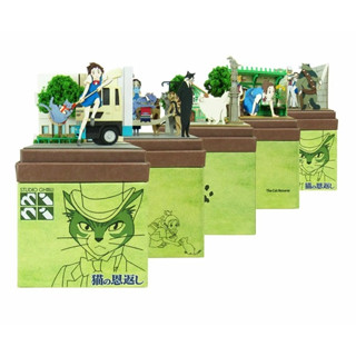 【臺灣現貨】日本代購 sankei 吉卜力 宮崎駿 貓的報恩 紙模 微型藝術品 DIY 材料包
