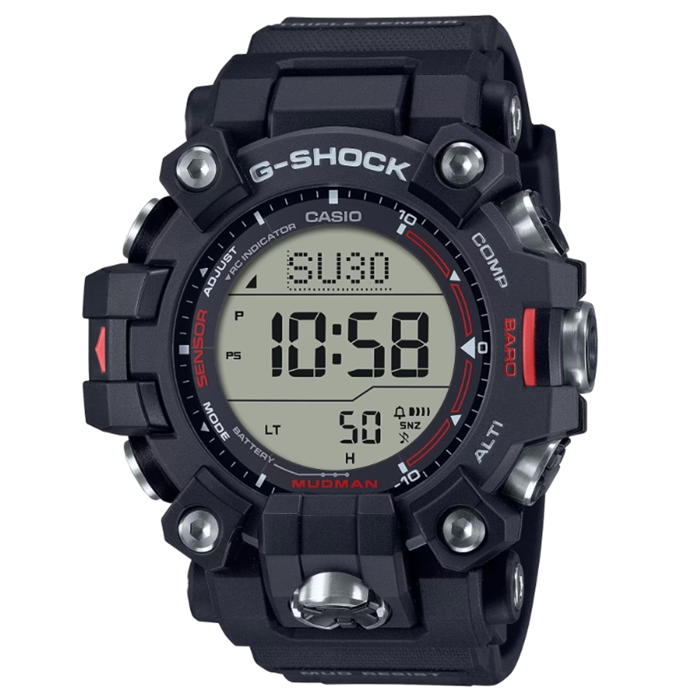 CASIO 卡西歐 G-SHOCK MOG系列 MUDMAN 防泥結構 太陽能電力 電子錶_GW-9500-1