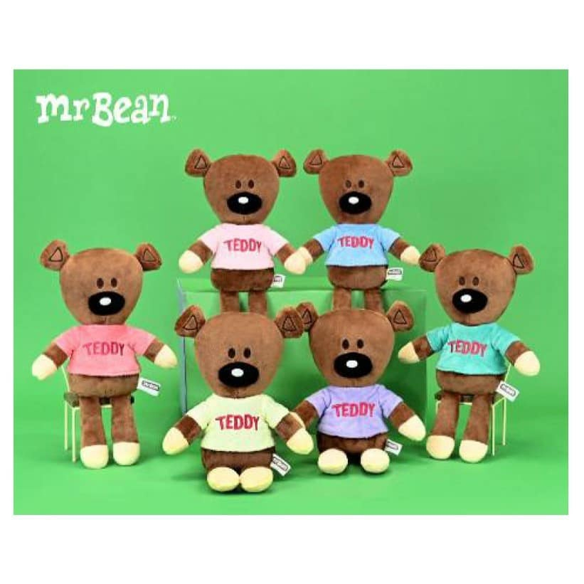 泰迪熊 領結款 大泰迪娃娃~豆豆熊格子花結款 豆豆熊T恤款~豆豆先生泰迪熊 ~豆豆熊娃娃~泰迪~Buddy熊 包裝繡字
