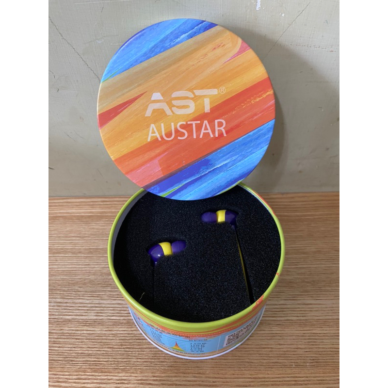 AST AUSTAR 歐仕達聽力保護耳機 入耳式耳機  有線耳機 （附盒子）美律股東會紀念品